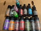 Lot Of 16 Distress Paints Tim Holtz Ranger Ink Retired Sprays Daubers Reinkers