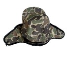 Vintage Gore Tex Trapper Hat Thinsulate Duck Hunt 80   s Camouflage Warm Euc Retro