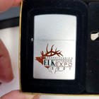 Vtg 2001 Zippo Ziplight Set Pennsylvania Elk Outdoor Expo - Nos New In Box Rare