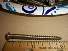  45 - New-old Stock  Slotted Flat Head Steel Wood Screws  2  Long X  8 11 64 
