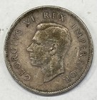 1940 South Africa One Shilling Silver Coin
