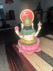 Vintage Hindu Ganesh Religious Elephant Decorative Figurine Statue  6 75    Height