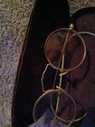 Antique Early 20th Century Era Spectacles Eyeglasses With Case