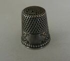 Antique Ketcham   Mcdougall Mkd Sterling Silver Thimble  373