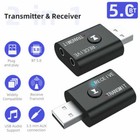 Mini 3 5mm Bluetooth 5 0 Transmitter Receiver Tv Pc Car Usb Audio Stereo Adapter