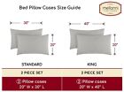 Mellanni Pillow Cases Set Of 2 Iconic Collection Microfiber Pillowcases