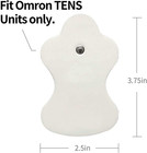 10 Pack Replacement Electrotherapy Pads Compatible With Omron Tens Unit 