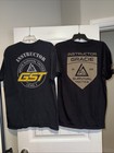 Gracie Survival Tactics Instructor Bjj Military Law Enforcement Lot Of 2 Shirt L