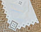 Hardanger  White  56 In X 17 In  Norwegian Embroidery Dresser  Chest Valence