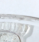 Vtg Fire King Clear Glass Table Server 7  Trivet 1940 s Hot Plate W Handles
