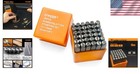 Professional 36pcs Letter   Number Punch Set - Alloy Steel For Durable Stamping
