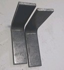 2 Pack Heavy Duty 6 x6  X 2  Angle Brackets  3 8  Thick A36 Hot Rolled Steel 90  