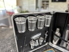 Vintage Platt Travel Liquor Bar Set Portable Combination Case Drinking