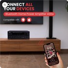 Pyle Wireless Bluetooth Power Amplifier System - 420w  5 1 Channel Home Theater