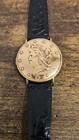 Vintage 35mm Louvic Coin Men s Mechanical Wristwatch Swissmade Gold Filled
