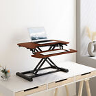 Flexispot Home Office Height Adjustable Standing Desk Converter Mahogany 28 