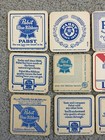 12 Beer Coasters Vintage Pabst Brewing All Different Usa Z306