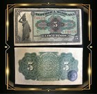 1915 Mexico 5 Pesos Republica Mexicana  Los Infalsificables Used Exc  one   1 Pc