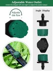 200pcs Adjustable Irrigation Drippers  1 4 Inch Barbed Drip Emitter 360 Degree W