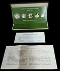 1977 National Coinage Of Ethiopia Proof Set - With Box And Coa 77et