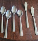 Lot 26 Enjoy Stainless Flatware Rogers Beaded Edge Korea Knives Spoons   