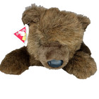 Vintage Dakin Grizwald Grizzly Plush Brown Bear 15  Realistic Stuffed Animal