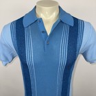 Vintage 60s Sears Shirt Knit Sweater Rat Pack Rockabilly Mcm 1960s Mens Medium