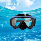 Adult Diving Masks Full Face Snorkel Mask -anti-fog Dry Snorkel System Preven   