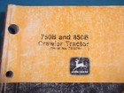 John Deere 750b 850b Crawler Dozer Operation   Maintenance Manual Book 731274-up