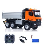 1 14 Huina 1598 Rc Dumper 6wd Transport Vehicle Lifting Rod Tipper Light Sound