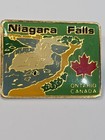 Niagara Falls Travel Souvenir Lapel Pin Ontario Canada Red Maple Leaf