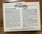 Vintage Pocket Principles Card Game The Party Game Of Fascinating Dilemmas 1985