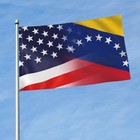 Flag Of Venezuela And Usa American Flag 3x5 Feet Vivid Color And Uv Fade Resi   