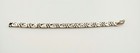 Vintage Modernist Taxco Mexico Sterling Silver 7mm Link Bracelet 7    37g