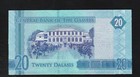 Gambia 20 Dalasis  2015  P-33  Unc Banknote