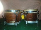 Lp Aspire Bongo Drums Vintage Sunburst Wood Percussion Drum Bongos