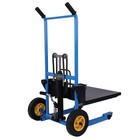 450 Lbs Hydraulic Lift Manual Forklift Material Stacker For Garage Warehouses