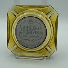 Vtg Golden Nugget Gambling Hall Las Vegas Glass Ashtray Yellow Euc Casino
