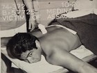 San Quentin Original Prison Crime Scene Gang  2  Photographs 1974 Vintage   Rare