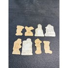 Vintage Walt Disney Productions Cheerios Glass Pals Stickers Mickey Donald Set 8