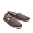 Mens Toms Alpargata Ash Recycled Cotton Canvas 100  Original Brand