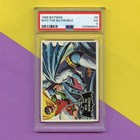 Original 1966 Topps Batman Black Bat Trading Card  8 Psa 3