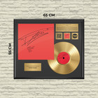 Gold Plated Lp Vinyl - Falco 3 - Memorabilia Music Gift   Pgr