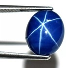 14 Ct Natural 6-rays Blue Star Sapphire Oval Cabochon Loose Certified Gemstone