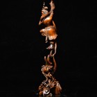Chinese Antique Boxwood Carved Beautiful Woman Statue Sculpture Home Decor Art