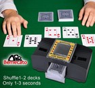 Automatic Electric Card Shuffler For 2 Decks Battery Operated