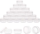 3 Gram Sample Containers  Mini Containers With Lids  25 Pack Clear