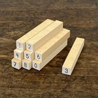 Oscolabo Slim Number Stamp