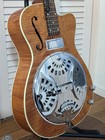 Electric Acoustic Guitar Sx Dobro Resonator Natural Flamed Top