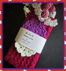        2 Handmade Crocheted Cotton Dish wash Cloths   Face Scrubbie Buy 2  Save     